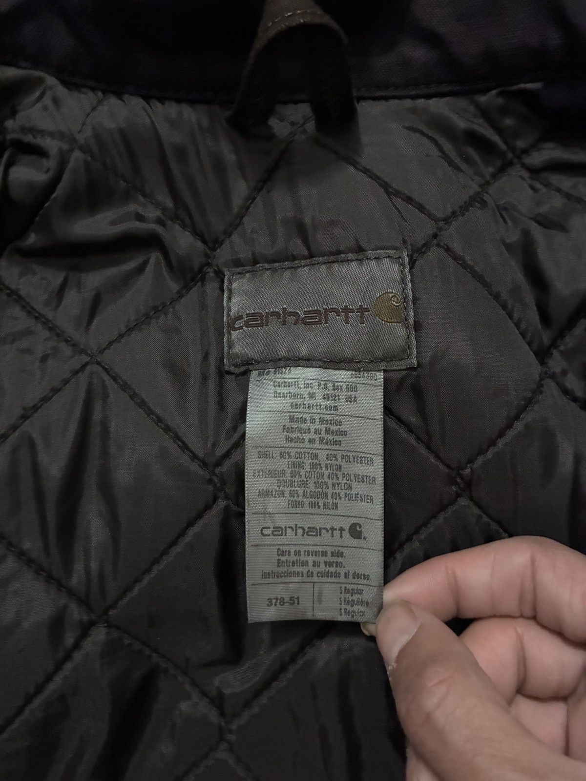 Carhartt carhartt jacket dark brown Size US S / EU 44-46 / 1 - 4 Thumbnail