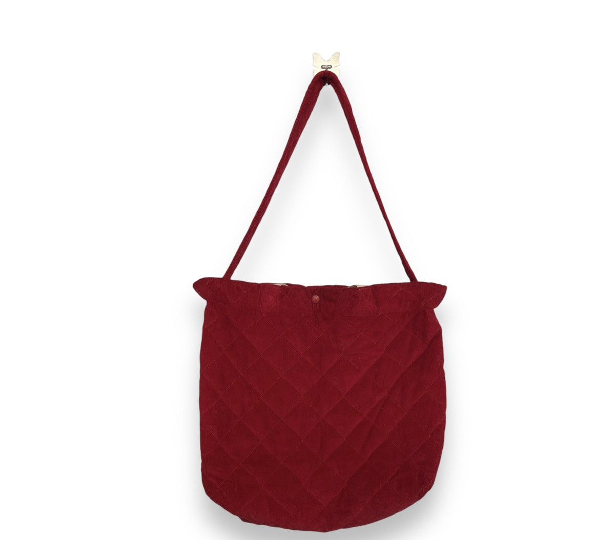 Lavenham × Vintage Vintage Lavenham Red Burgundy Cudroy Tote Travel Bag Size ONE SIZE - 1 Thumbnail