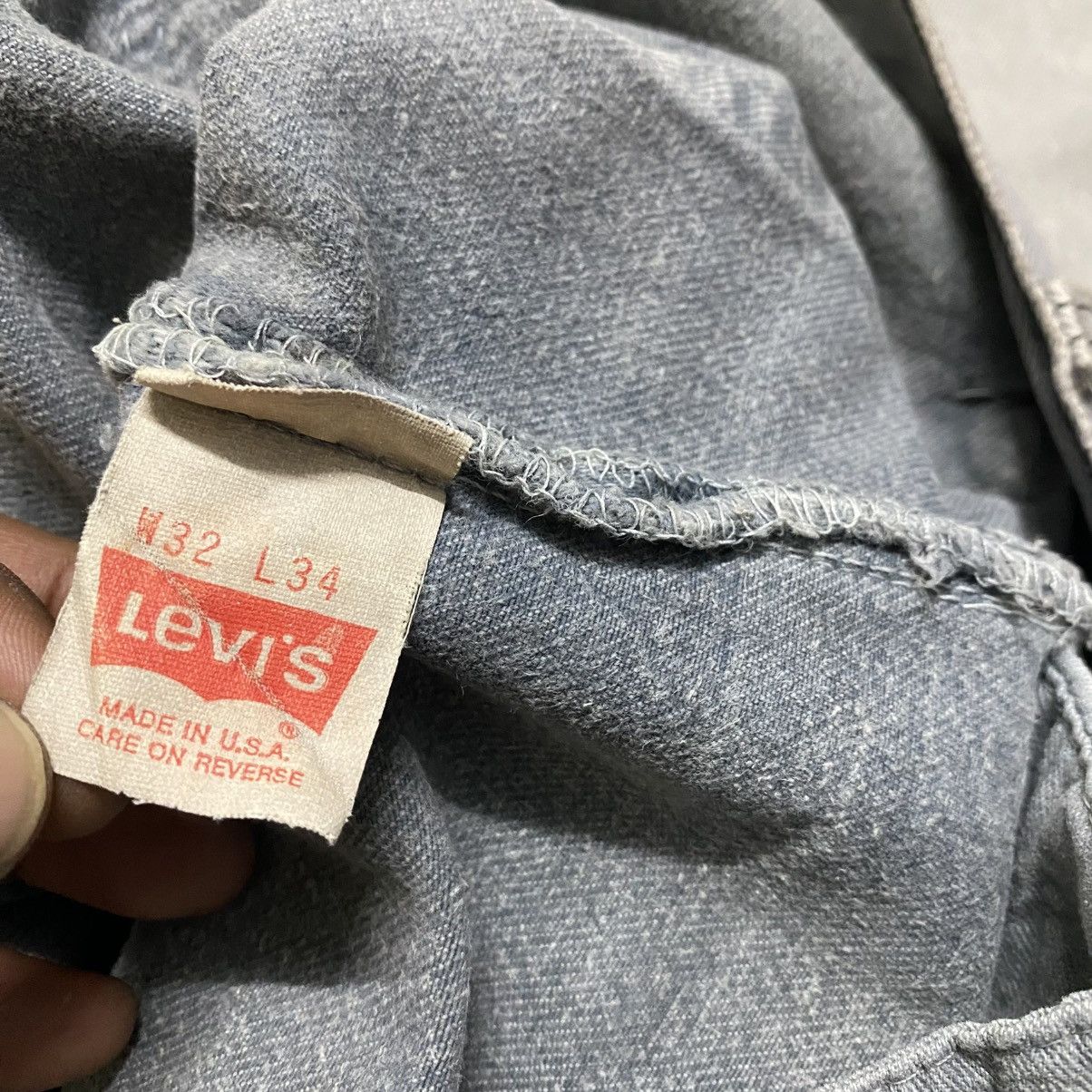 Levi's Vintage Levis 501 Blank Grunge Jeans Size US 30 / EU 46 - 22 Thumbnail