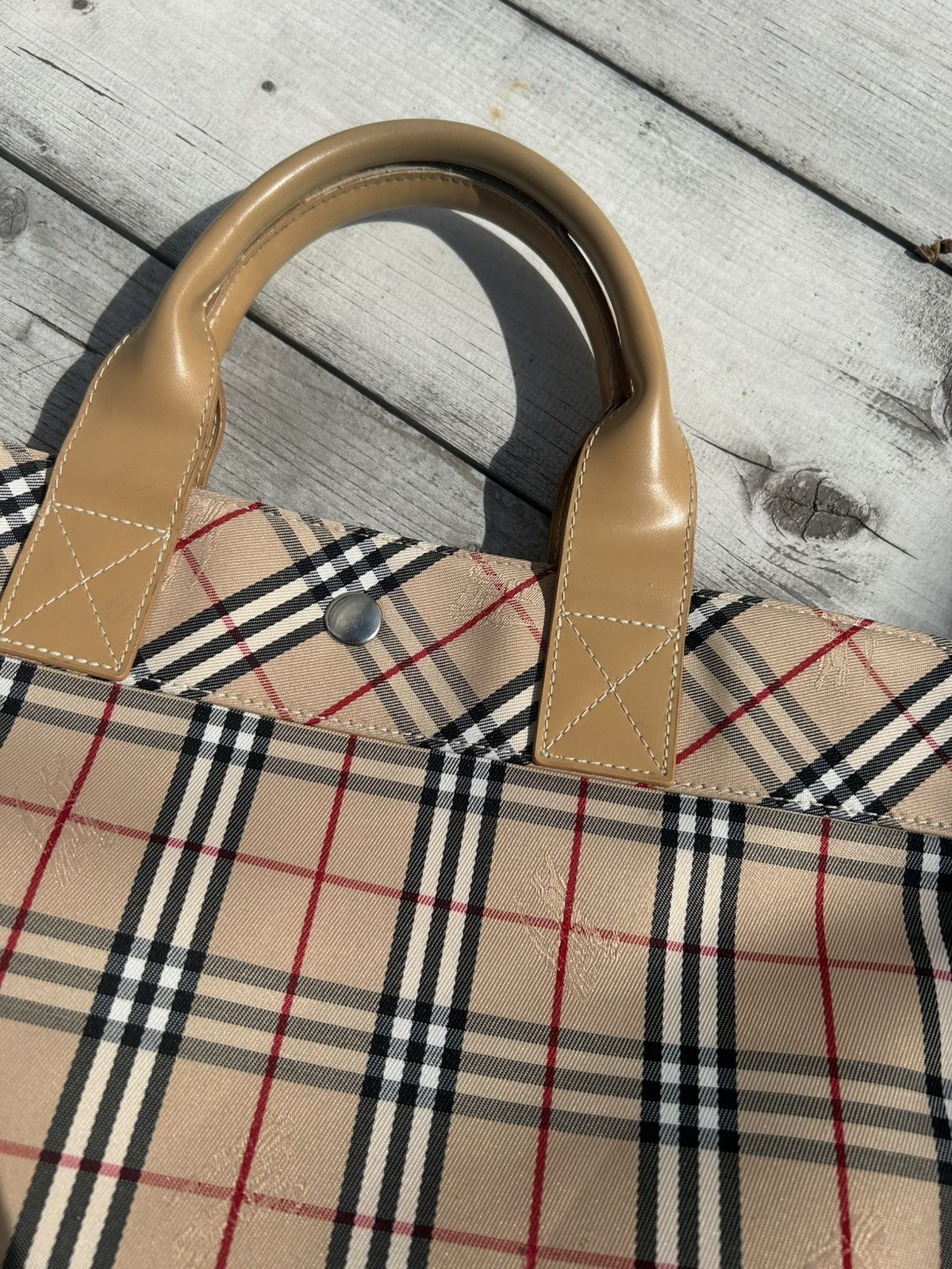 Burberry Vintage tote bag blue label Burberry Size ONE SIZE - 6 Thumbnail