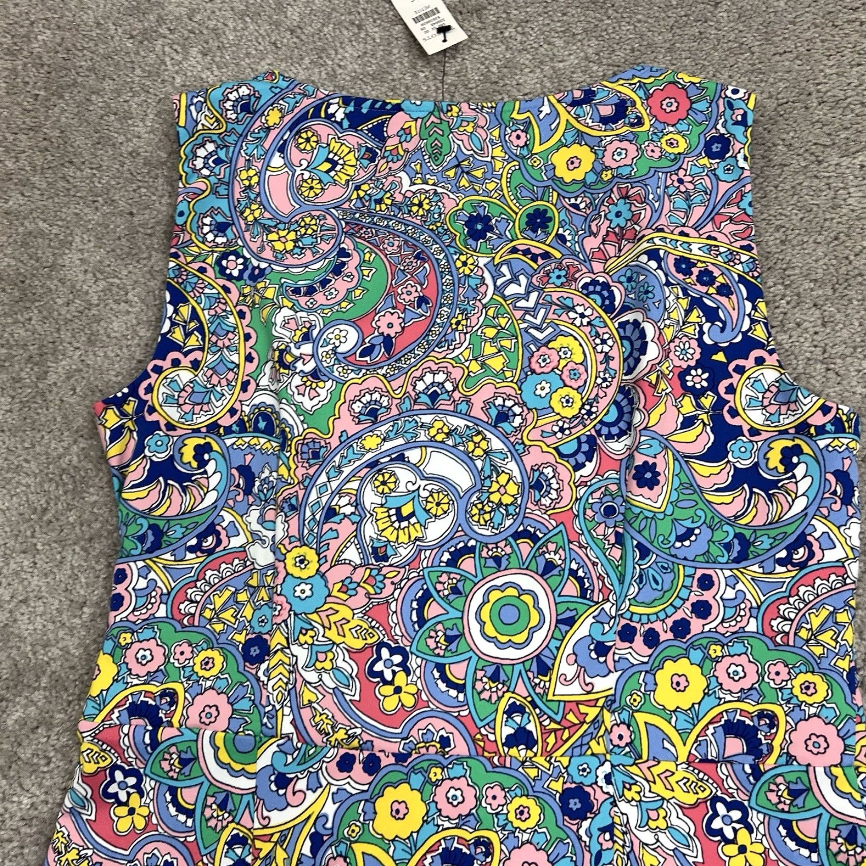 Talbots VINTAGE? No — Talbots Shift Dress Women’s Petite Small SP Faux Wrap Paisley Floral Print NWT Blue Yellow Green Pink NWT Size S / US 4 / IT 40 - 7 Thumbnail
