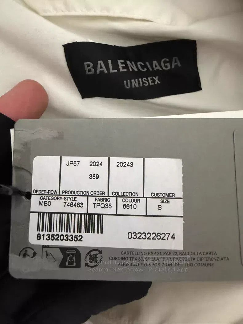 Balenciaga Balenciaga Black, Red, and White Colorblocked Logo Jacket Size US S / EU 44-46 / 1 - 3 Thumbnail