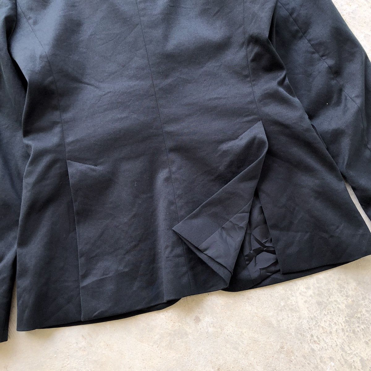 Japanese Brand × agnes b. AGNES B Black Blazer Coat Size XS / US 0-2 / IT 36-38 - 6 Thumbnail