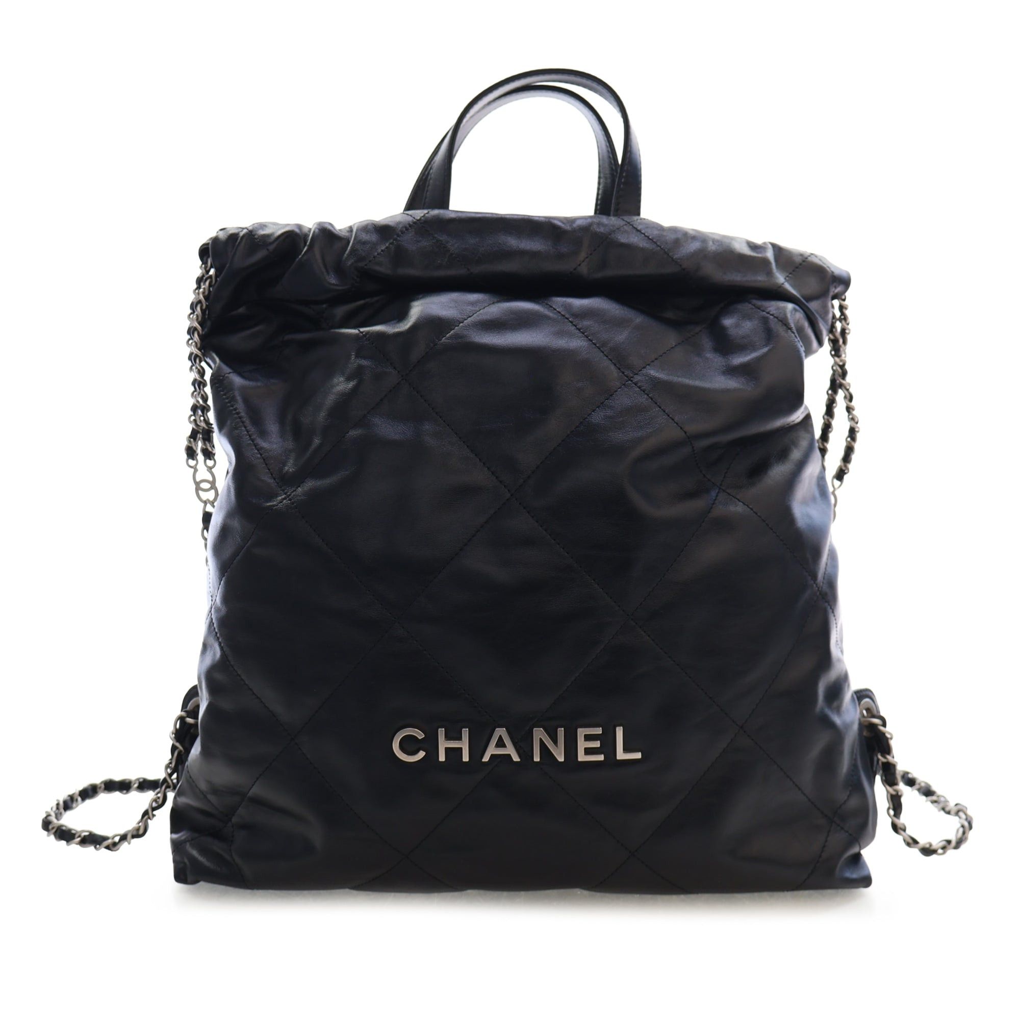 Chanel Quilted Shiny Calfskin 22 Backpack Size ONE SIZE - 1 Thumbnail