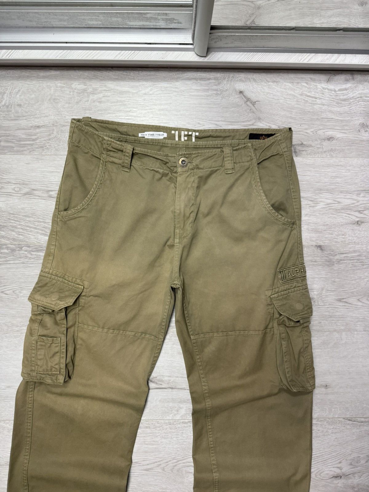 Alpha Industries Alpha Industries Olive Tactical Cargo Pants Military Style Size US 36 / EU 52 - 2 Thumbnail