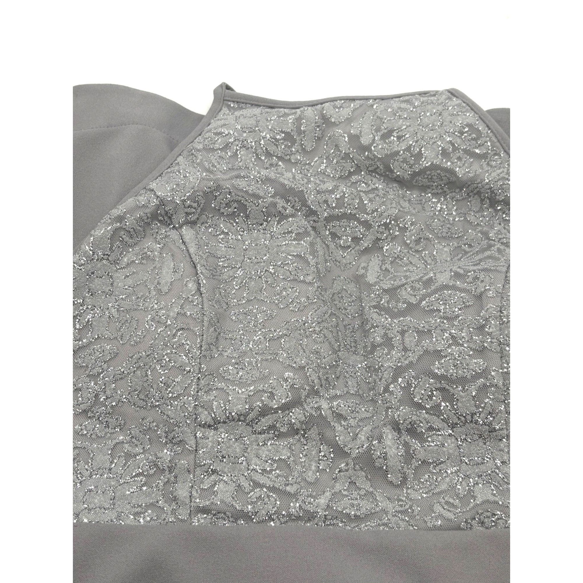 Other Speechless Juniors' Sparkle-Embellished Halter Dress, Gray/S Size ONE SIZE - 13 Thumbnail