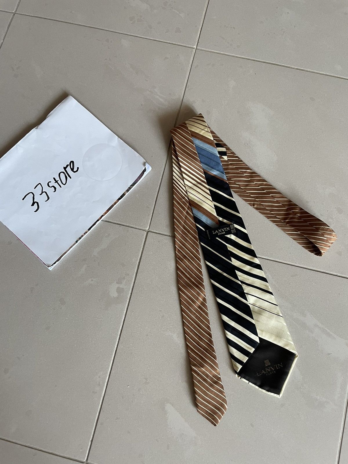 Lanvin Lanvin Paris Tie Vintage Luxury Made in Italy Size ONE SIZE - 1 Thumbnail