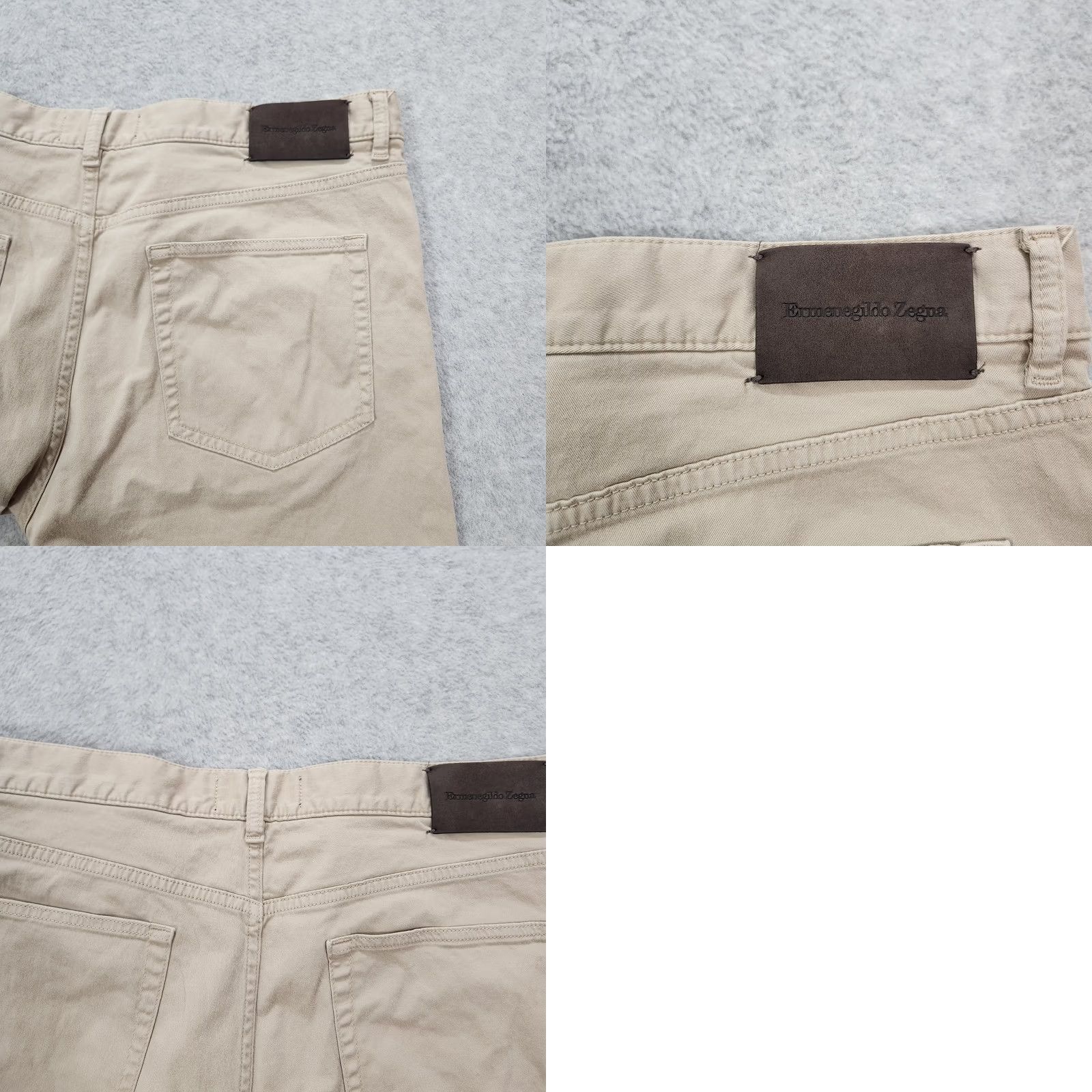 Ermenegildo Zegna Ermenegildo Zegna Pants Mens 38x31 Beige Chino Straight Leg Luxury City 5 Pocket Preppy Size US 38 / EU 54 - 10 Thumbnail