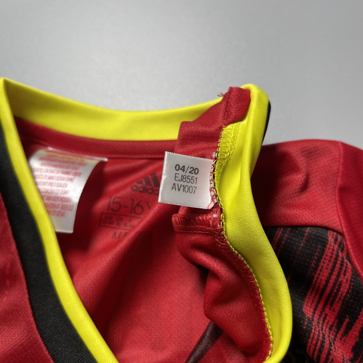 Adidas × Vintage 13-14Y BELGIUM ADIDAS 2020 EURO FOOTBALL JERSEY #16 HAZARD Size US XS / EU 42 / 0 - 6 Thumbnail