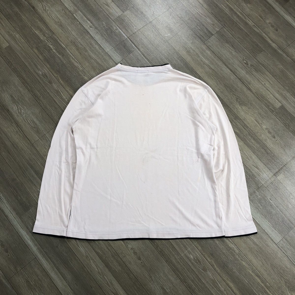 If Six Was Nine × Japanese Brand × Le Grande Bleu (L.G.B.) 2000s Living Nature Double Layers Poem Lgb Style Longsleeve Size US L / EU 52-54 / 3 - 10 Thumbnail