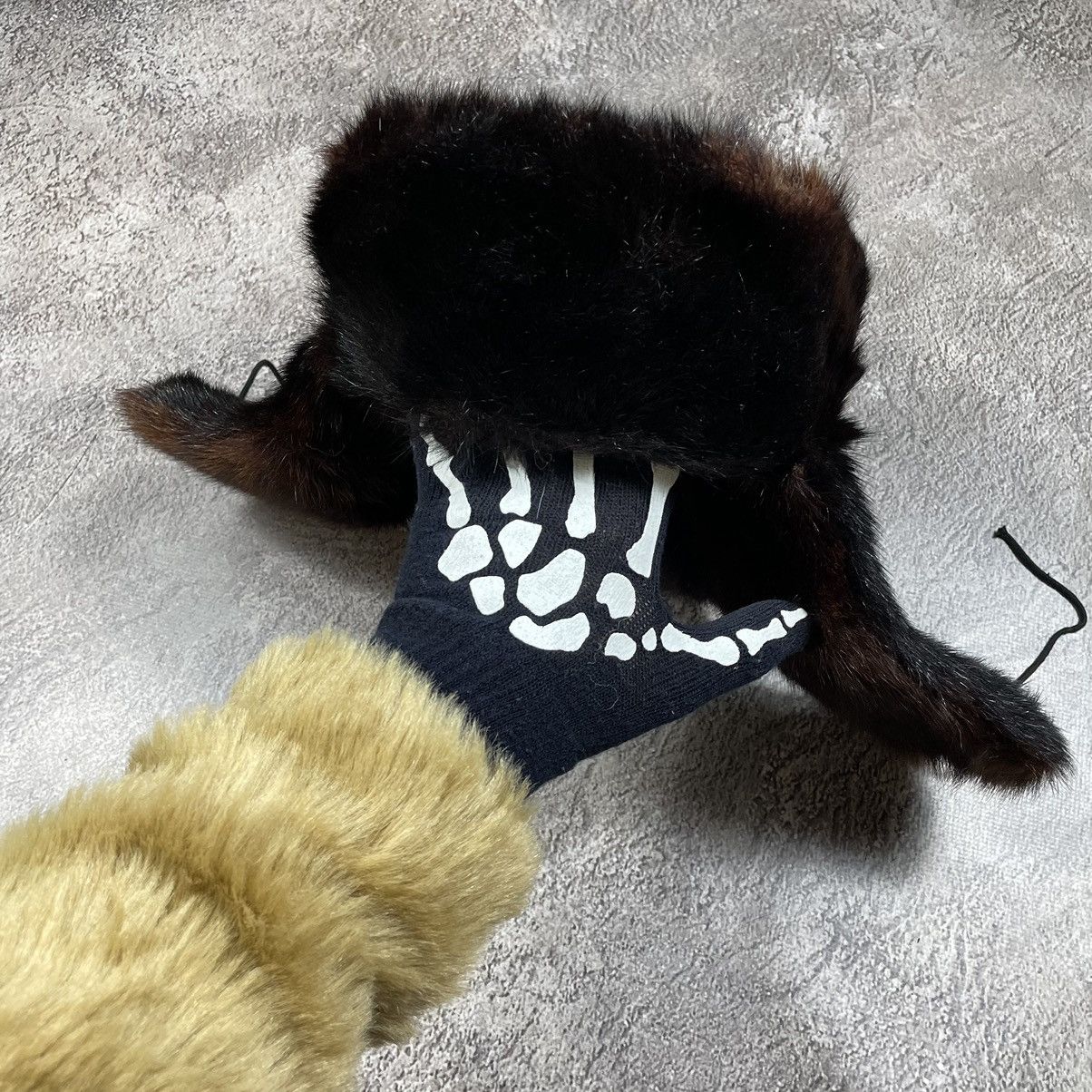 Vintage Vintage 90s Mohair Beanie Ushanka Hat Grunge Alt Punk OS Size ONE SIZE - 3 Thumbnail