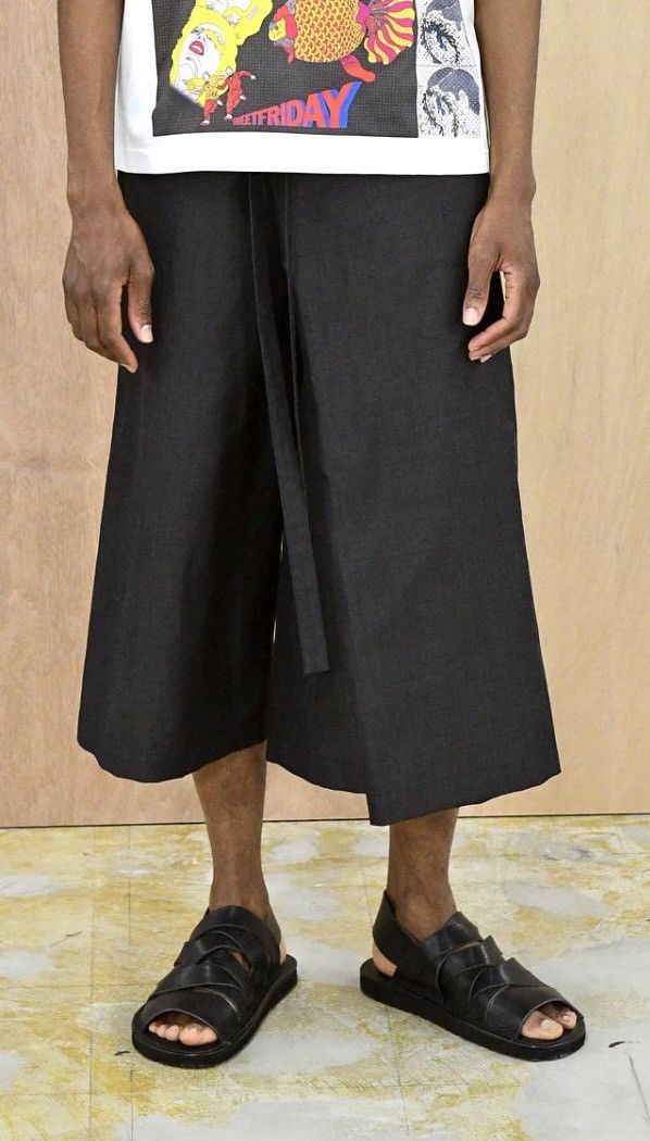 Junya Watanabe Cropped Wrap Wool-Ramie Pants Junya Watanabe Man CdG SS/22 Size US 30 / EU 46 - 10 Thumbnail