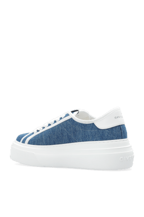 Givenchy o1loc1c0724 City Denim Sneakers in Blue Size US 6 / IT 36 - 3 Thumbnail