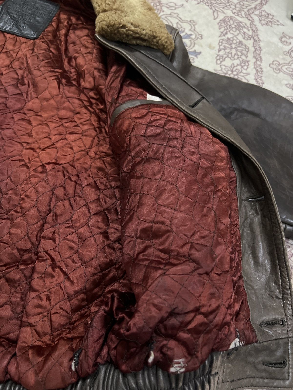 Vintage Very Nice Leather Jacket MILANO. (GJ37) Size US L / EU 52-54 / 3 - 13 Thumbnail