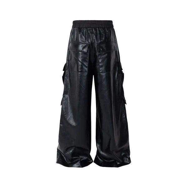 Leather Asakura x Konno Baggy PU Lether Denim Jeans Size US 32 / EU 48 - 6 Thumbnail