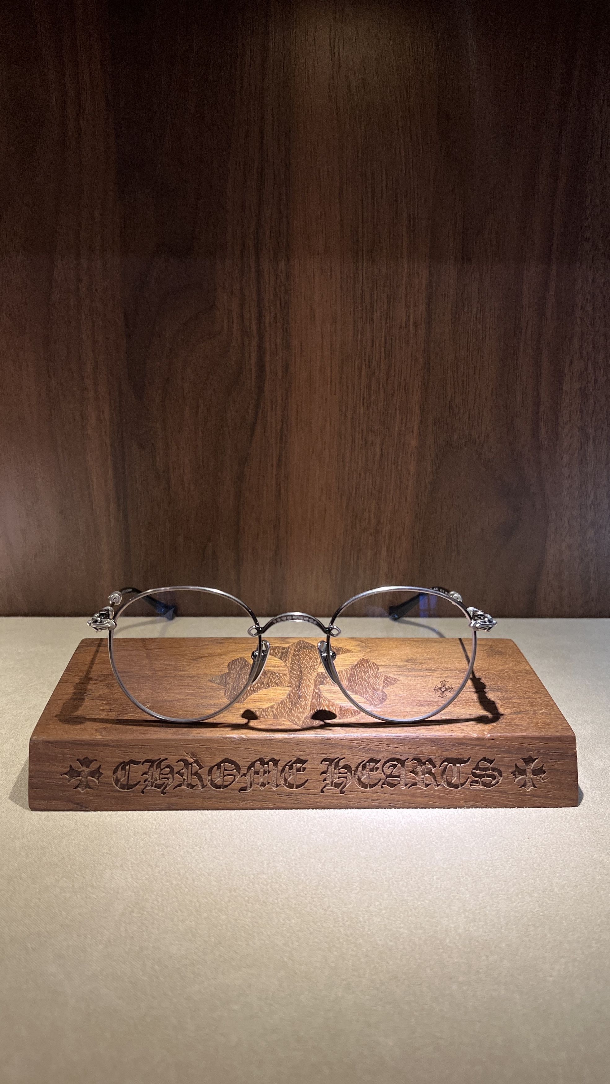 Chrome Hearts Chrome Hearts BUBBA –A Antique Silver/BLACK Glasses Size ONE SIZE - 2 Thumbnail