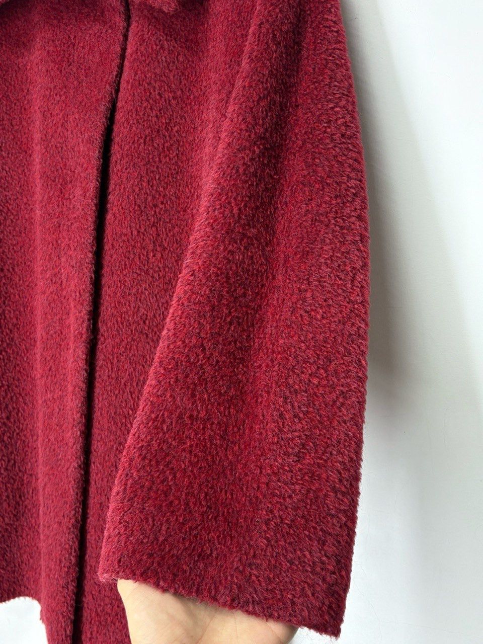 Max Mara Max Mara Studio Vintage Alpaca Wool Hot Red Coat High Collar Size M / US 6-8 / IT 42-44 - 6 Thumbnail