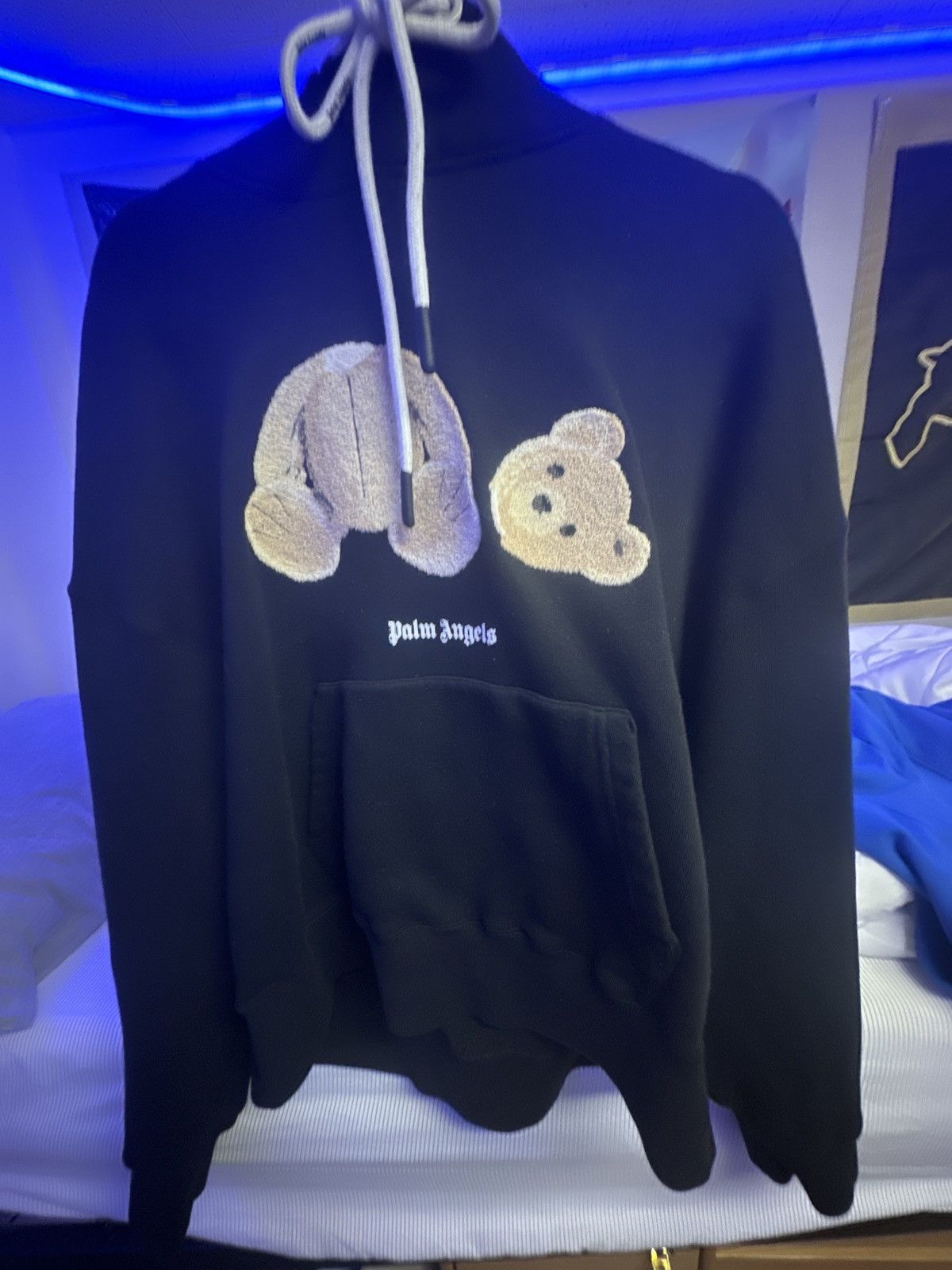 Palm Angels Palm Angels Teddy Bear Hoodie Black Size US XL / EU 56 / 4 - 4 Thumbnail