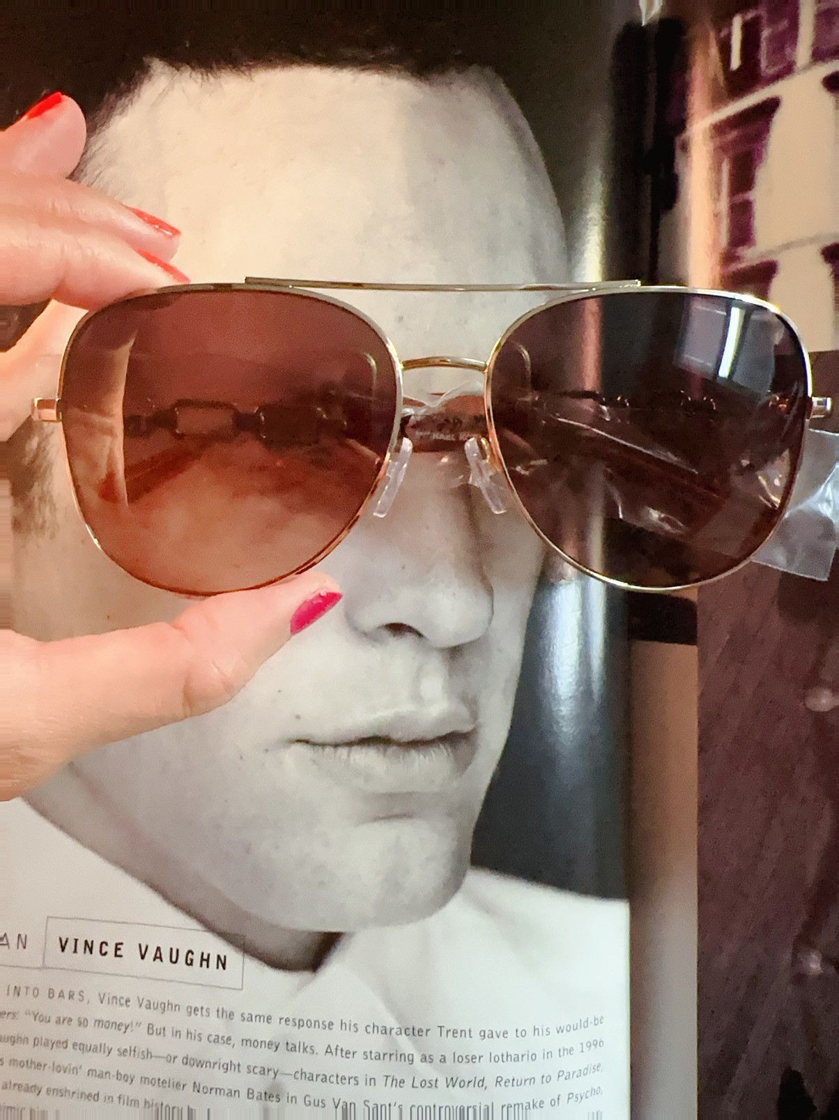 Michael Kors MICHAEL KORS MK1121 CHIANTI SUNGLASSES LIGHT GOLD BROWN GREY Size ONE SIZE - 12 Thumbnail