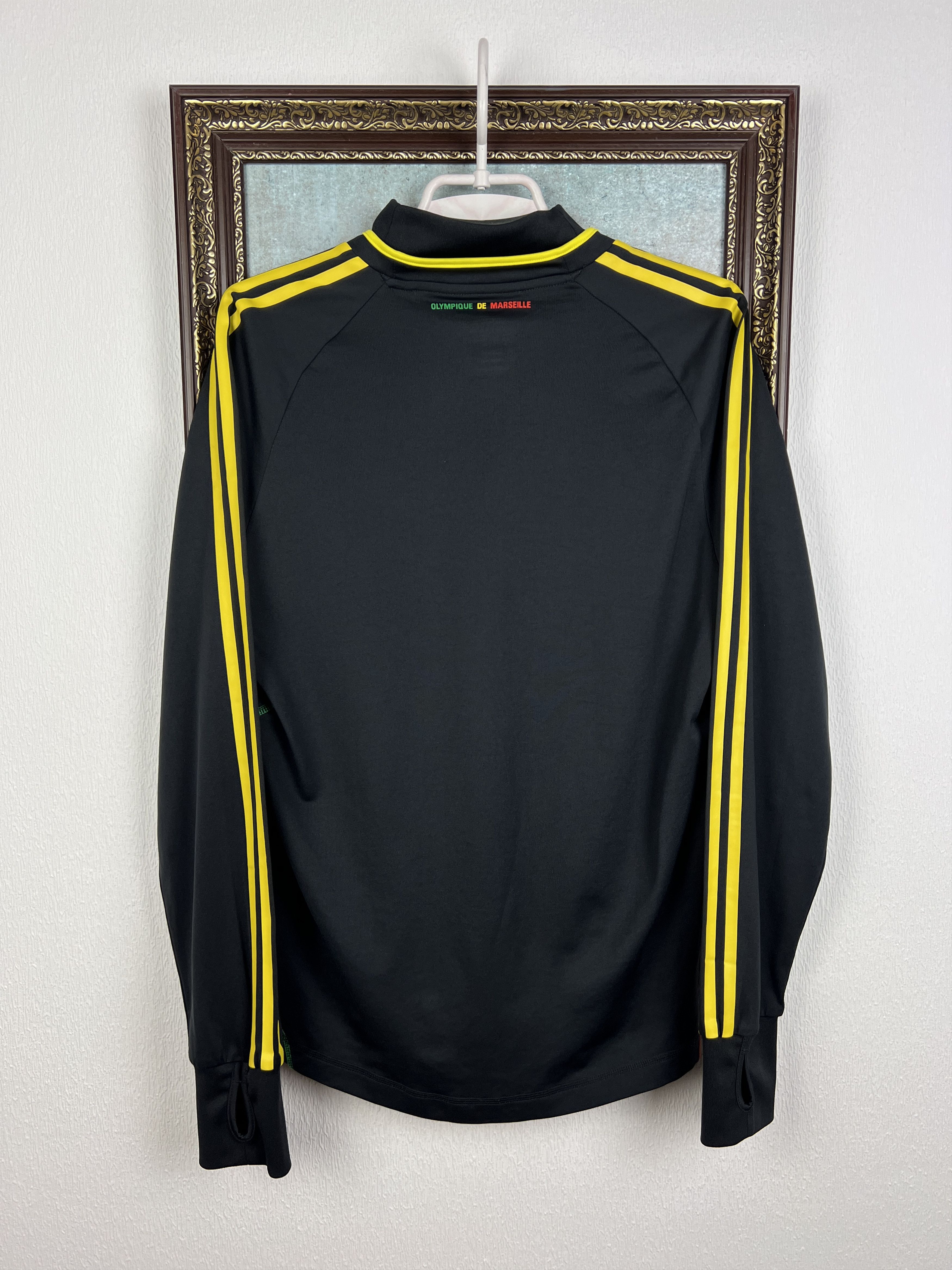 Adidas Olympique Marseille Football Shirt TrackTop Sweatshirt Size US M / EU 48-50 / 2 - 11 Thumbnail