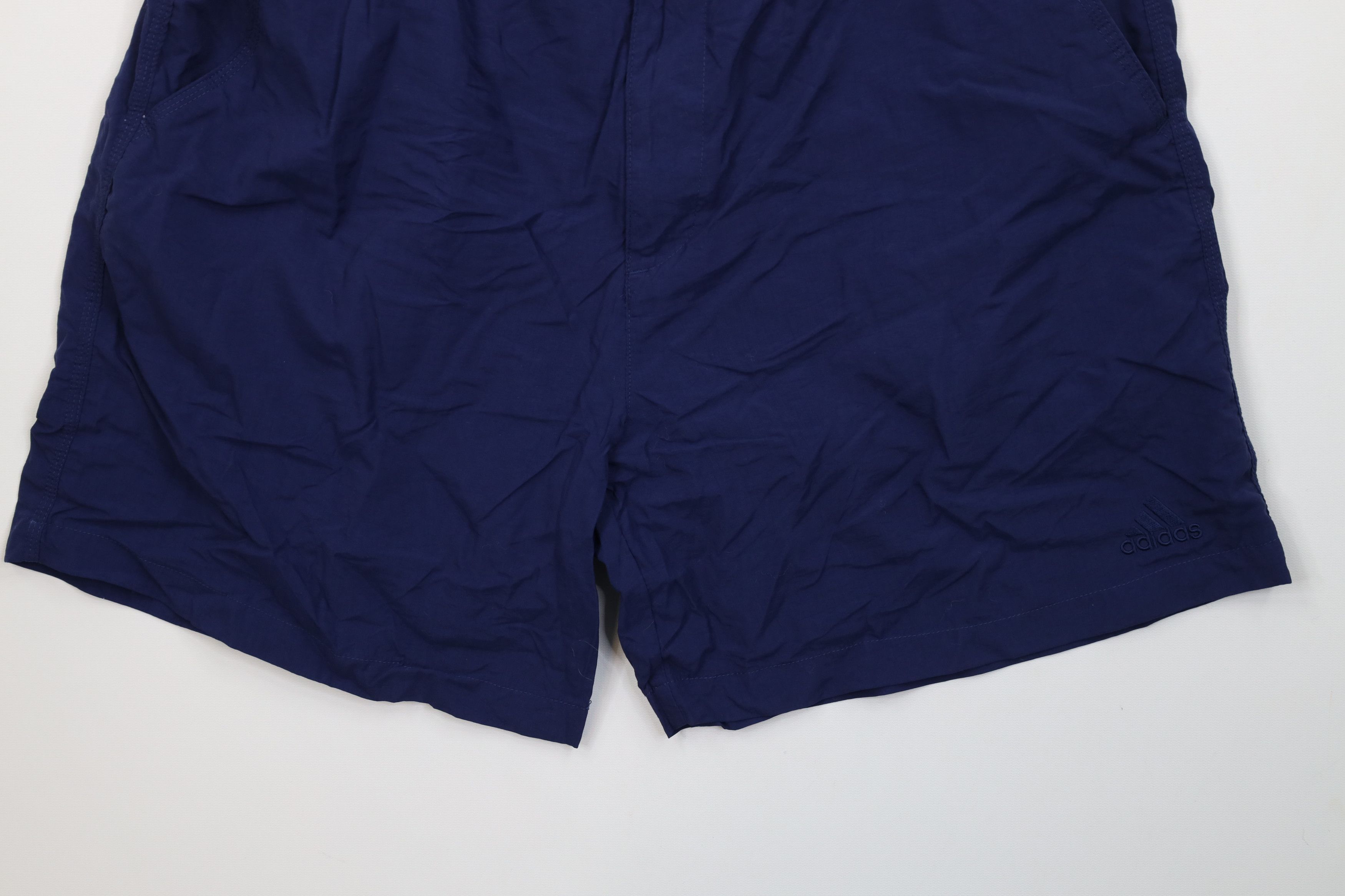 Adidas Vintage 90s Adidas Spell Out Above Knee Shorts Baggies Nylon Size US 34 / EU 50 - 4 Thumbnail