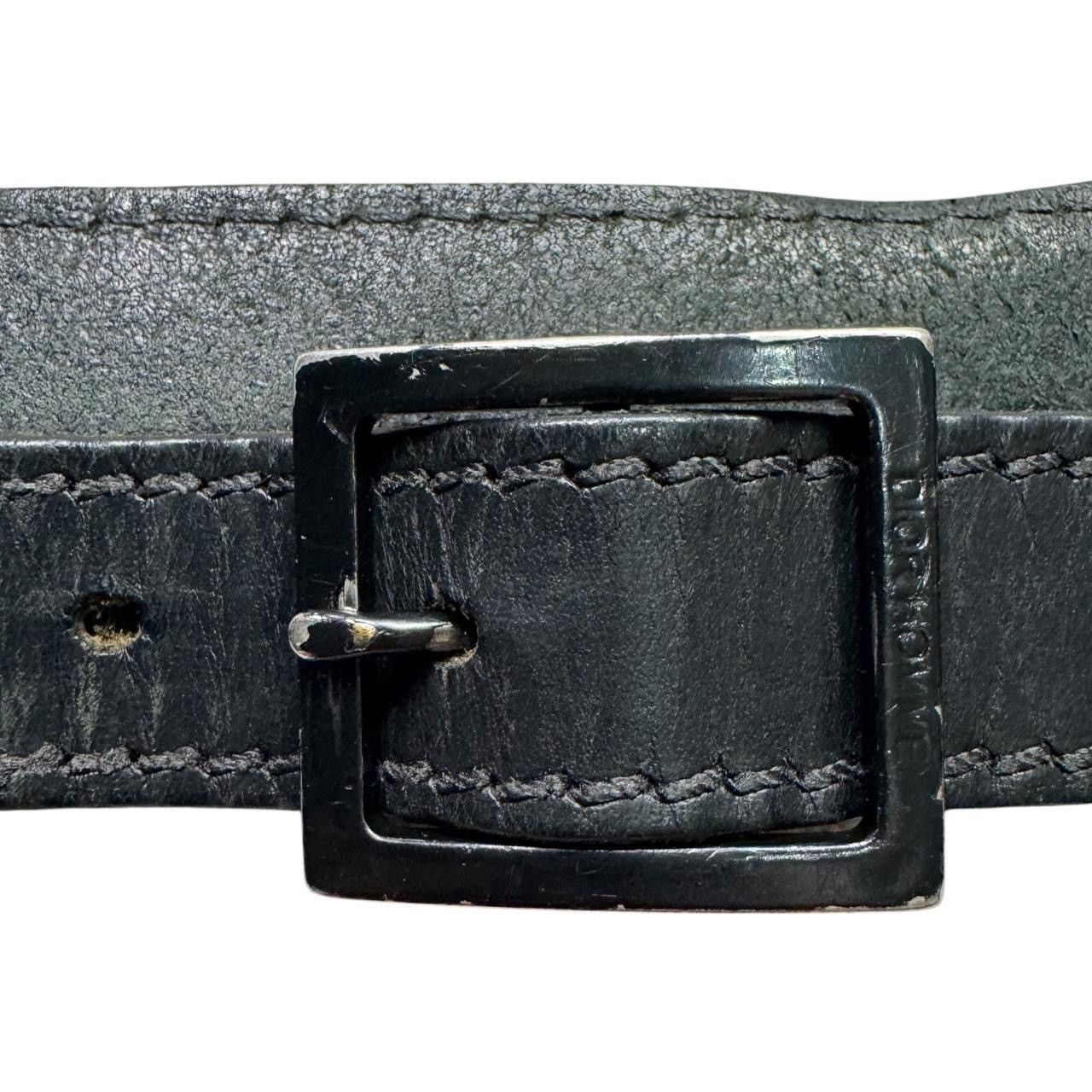 Dior Dior Homme black leather belt Hedi Slimane Size 30 - 3 Thumbnail