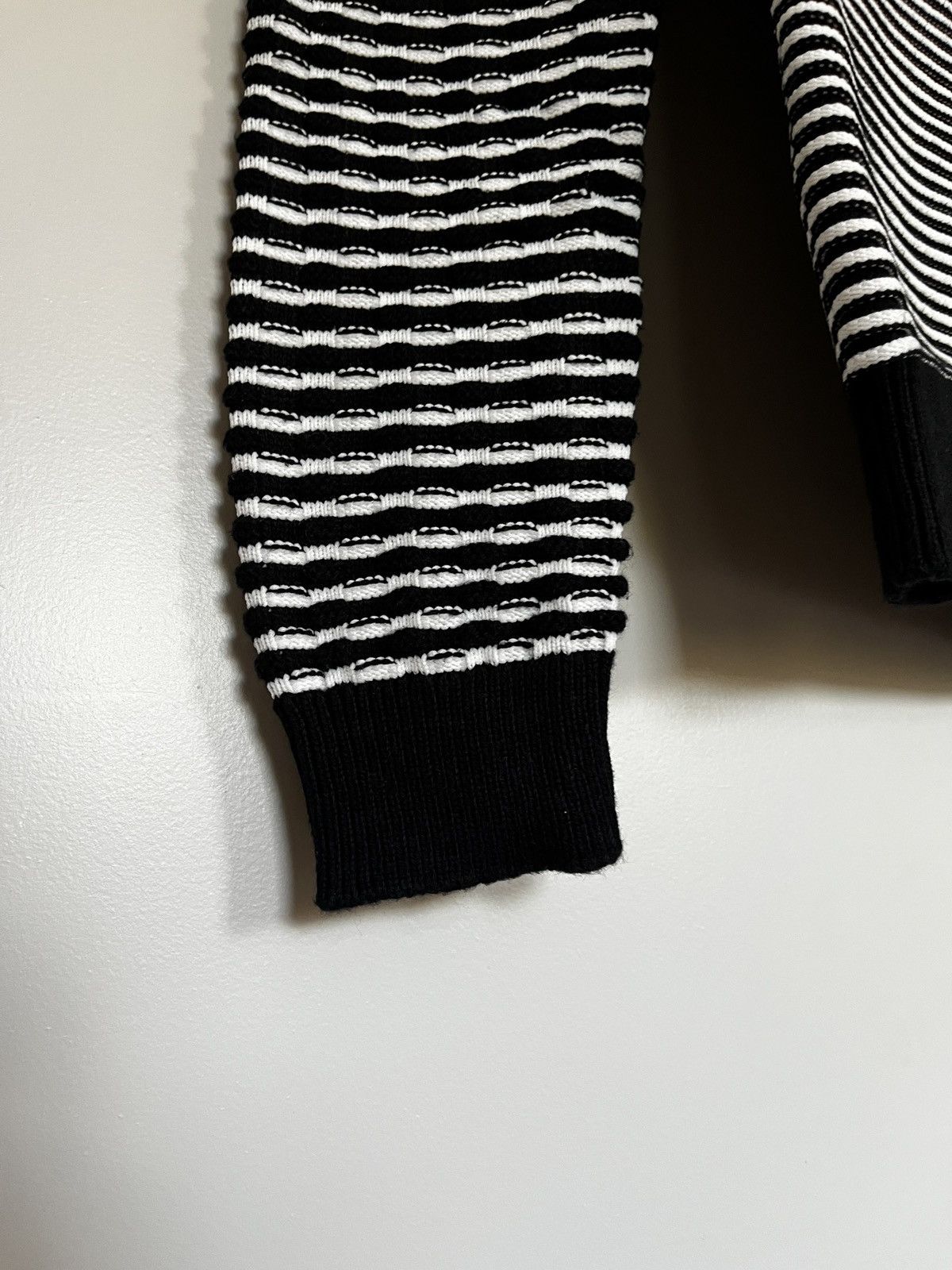 Kenzo Kenzo Optical Illusion Ribbed Sweater (unisex) Size US M / EU 48-50 / 2 - 8 Thumbnail