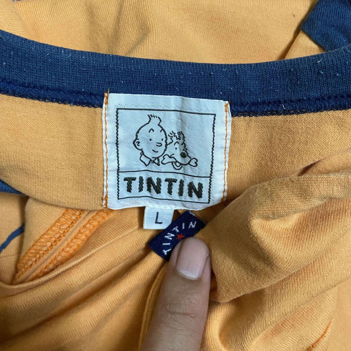 Cartoon Network × Vintage Vintage y2k The Adventures of Tintin Movie Graphic Tee Size US L / EU 52-54 / 3 - 5 Thumbnail