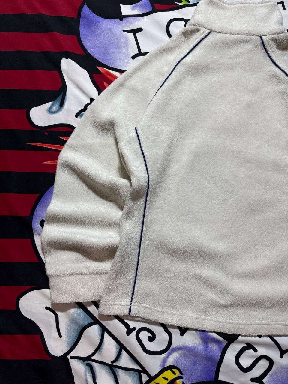O'Neill Vintage Oneill fleece 1/3 zip jacket in white Size L Size L / US 10 / IT 46 - 9 Thumbnail