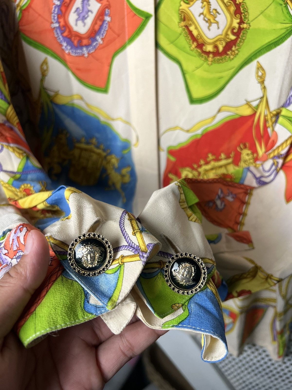 Versace Archive SS93 Gianni Versace Silk Shirt Size US L / EU 52-54 / 3 - 5 Thumbnail