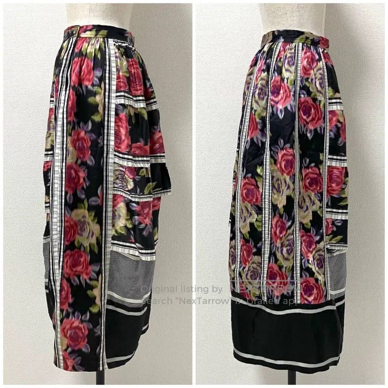 Comme des Garcons Comme Des Garcons size M Deconstructed Printed Skirt Size 24" / US 00 / IT 34 - 3 Thumbnail