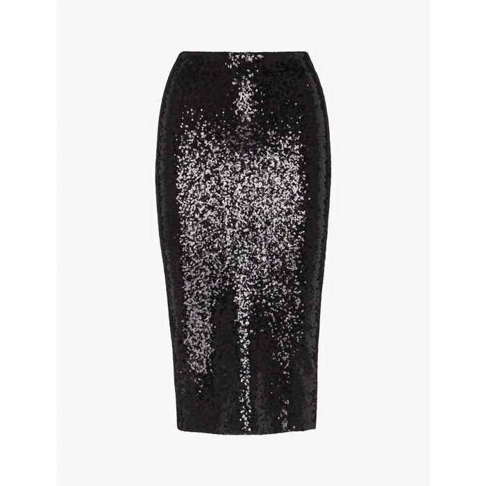 Commando | Skirts | Commando Faux Leather Side Slit Midi Skirt In Black