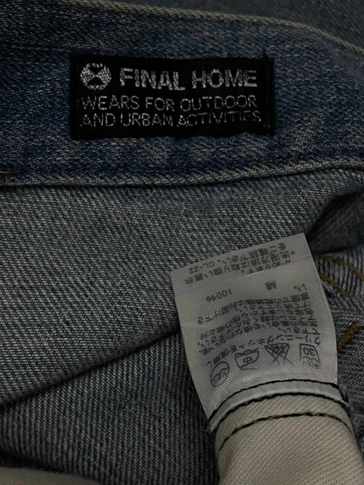 Final Home Vintage 90s Authentic Designer Final Home Double Waist Denim Size US 33 - 17 Thumbnail