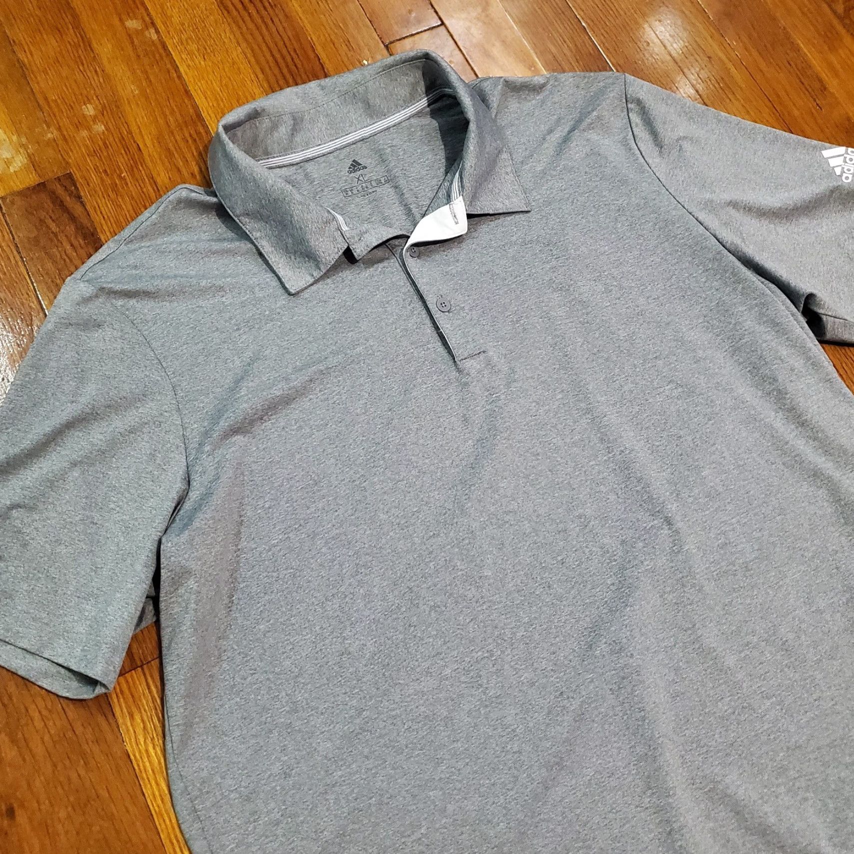 Adidas Adidas Shirt Polo Mens XL Gray Short Sleeve Lightweight Golf Outdoor Size US XL / EU 56 / 4 - 2 Thumbnail