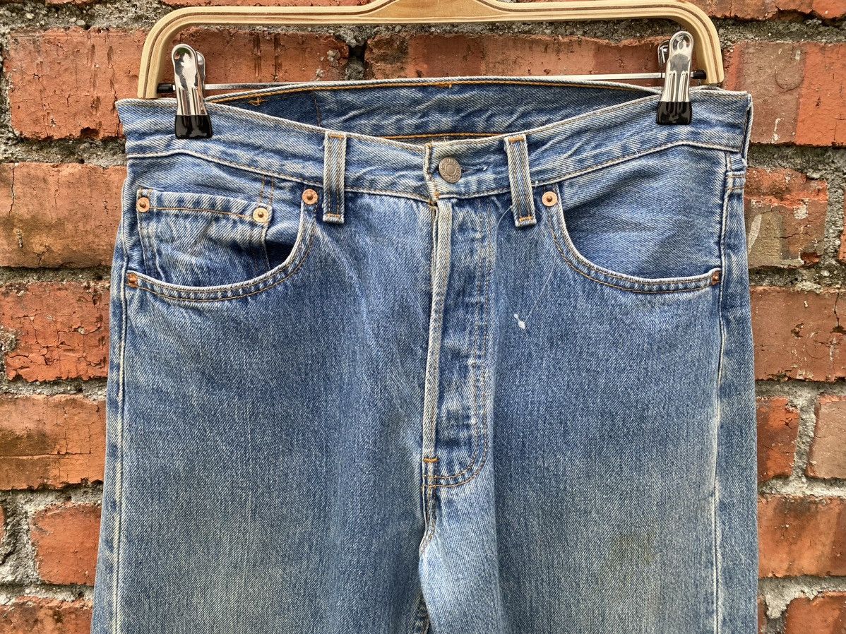 Levi's × Levi's Vintage Clothing × Vintage size 31x32 vintage levi's 501 90s made in USA Size US 31 - 3 Thumbnail