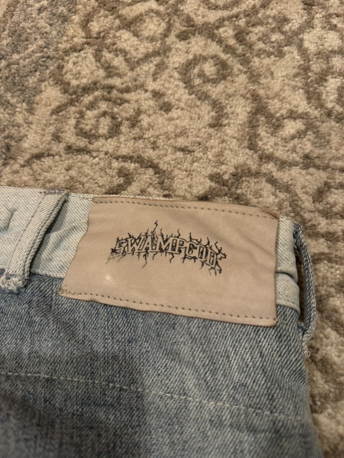 Rick Owens Swampgod 1/1 Repurposed Rick Owens Denim Sample Size US 31 - 13 Thumbnail