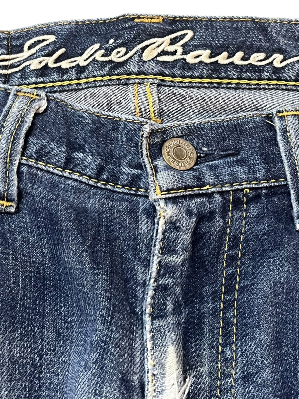 Eddie Bauer Vintage Eddie Bauer Selvedge Grunge Denim Size US 30 / EU 46 - 6 Thumbnail