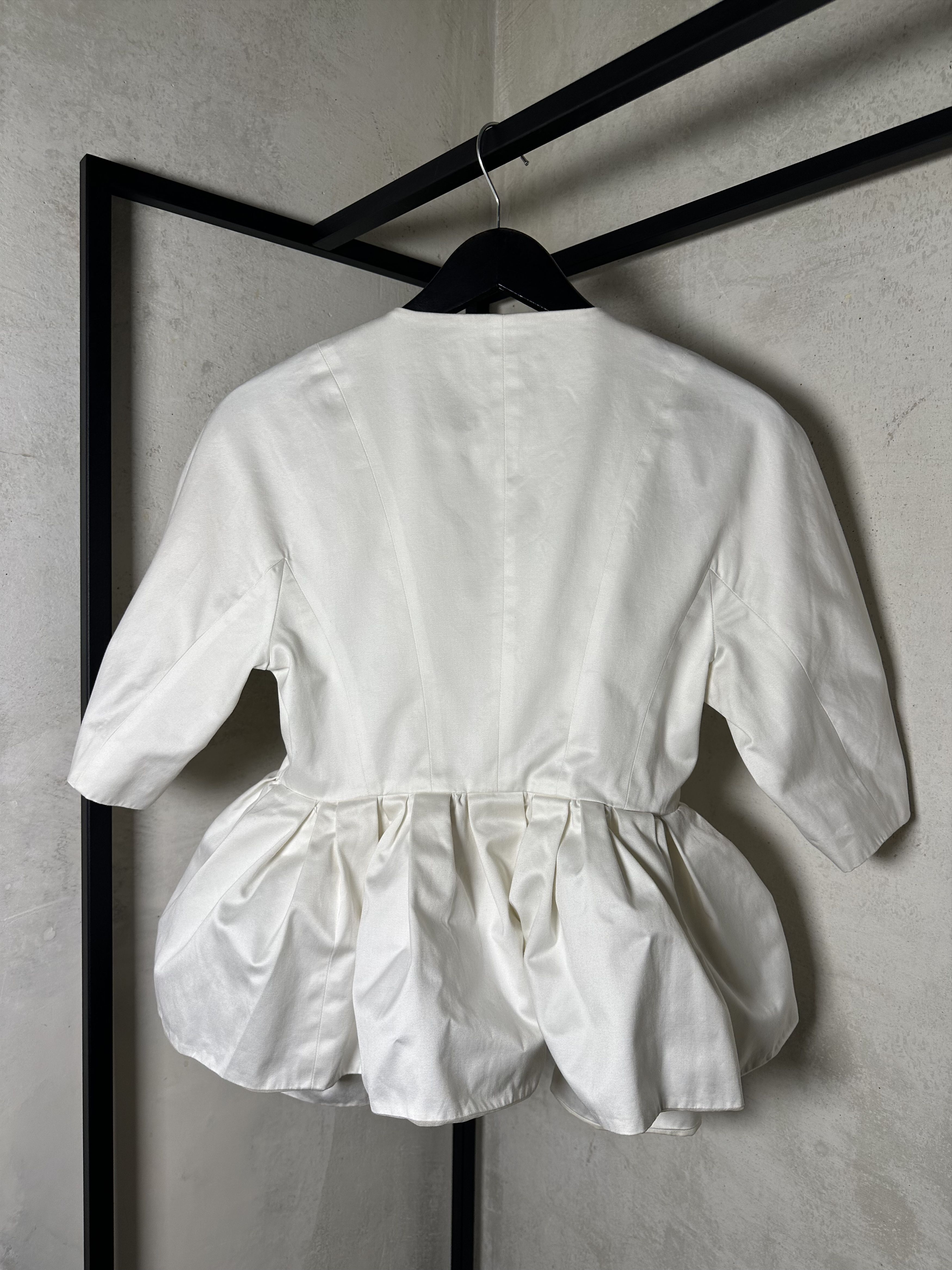 Jason Wu Jason Wu Peplum Poplin Blouse Size XS / US 0-2 / IT 36-38 - 4 Thumbnail