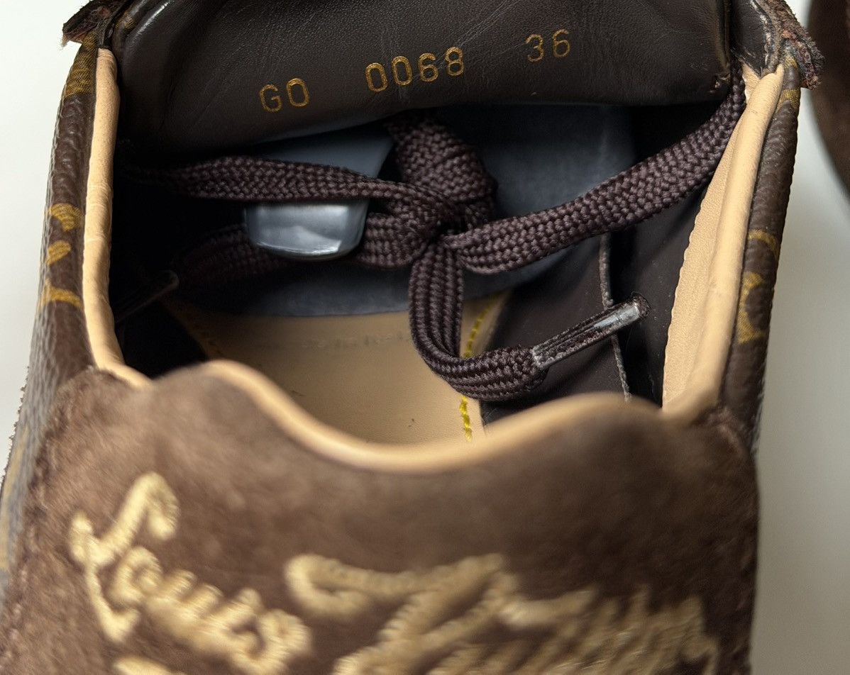 Louis Vuitton LOUIS VUITTON 2008 Monogram Low Profile Sneakers LV trainers Size US 6 / IT 36 - 20 Thumbnail