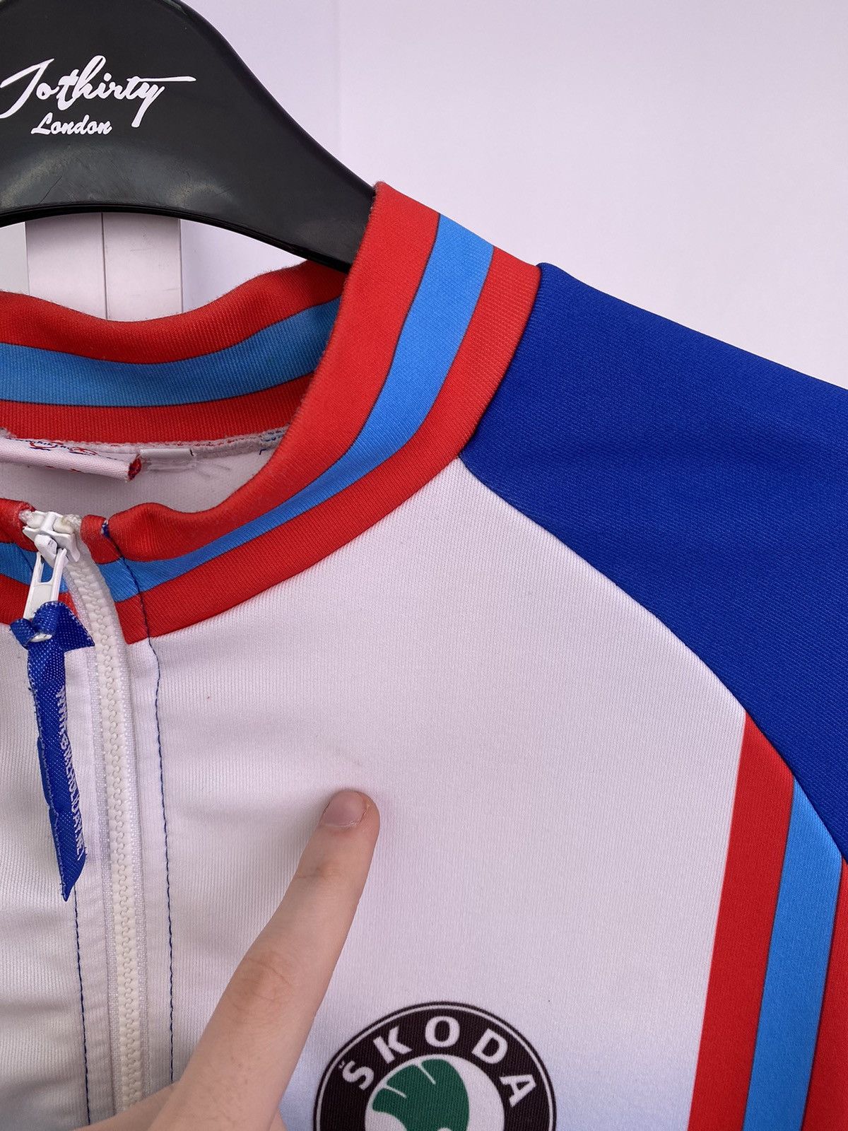 Vintage Vintage Skoda Cycling Jersey Size US XL / EU 56 / 4 - 10 Thumbnail