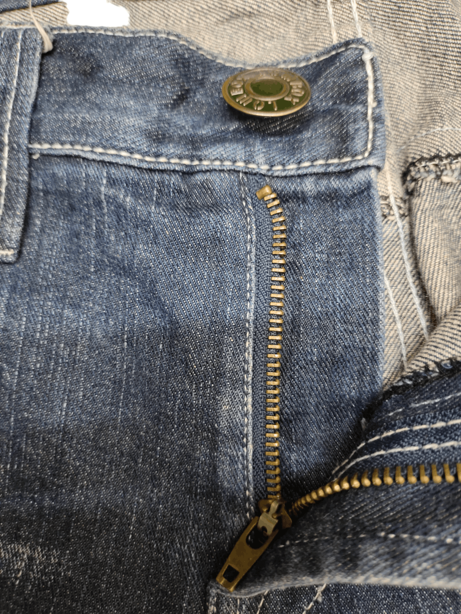 LOWBOX Lowbox Distress Faded Denim Jeans Undercovers Style Size US 34 / EU 50 - 8 Thumbnail