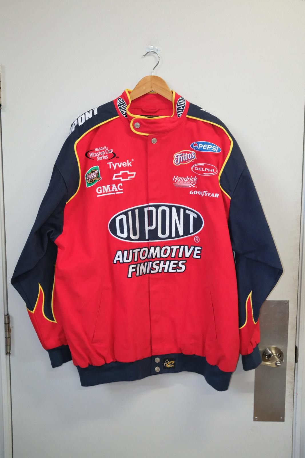 Chase Authentics 00's Chase Authentic DuPont Nascar Winston Cup Racing Jacket Size ONE SIZE - 1 Thumbnail