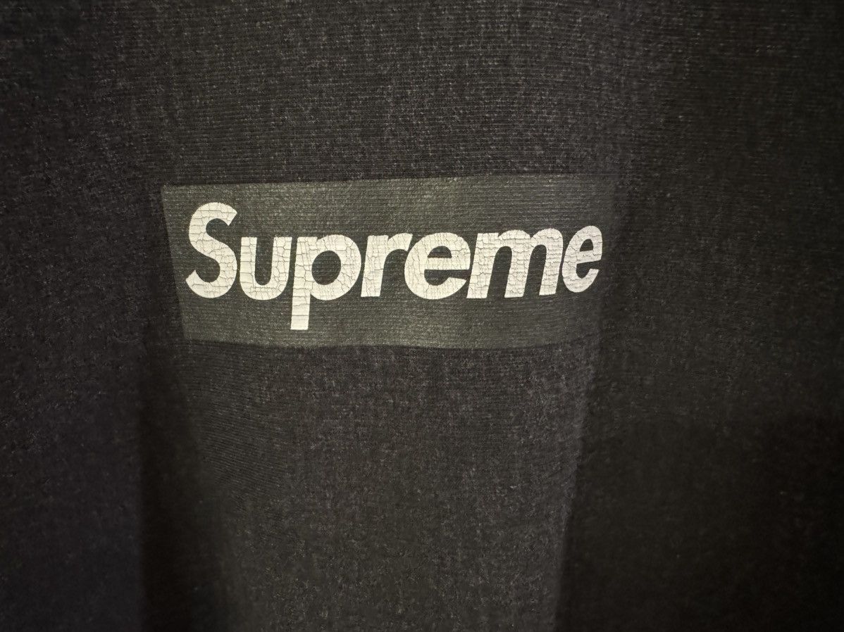 Supreme Supreme Black Washed Box Logo Crewneck | Grailed