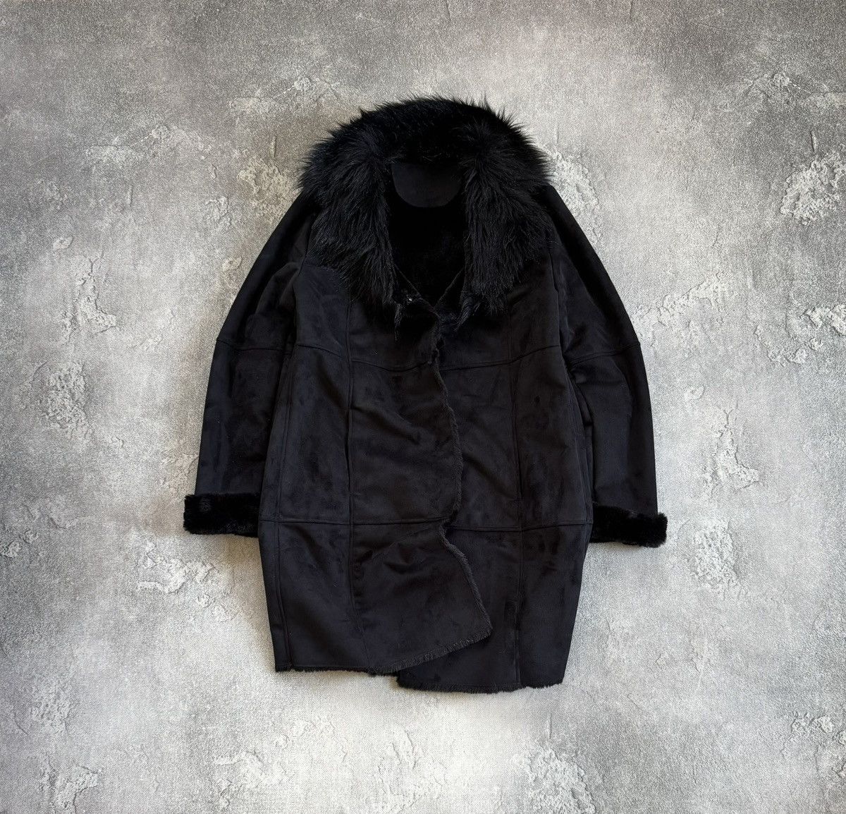 Miss Sixty Retro Fur Faux black jacket coat if six was nine y2k L.G.B. Size XL / US 12-14 / IT 48-50 - 1 Thumbnail