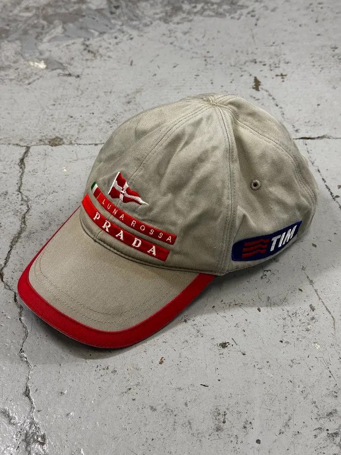 Prada 2000s Prada Luna Rossa Beige Cap Size ONE SIZE - 4 Thumbnail