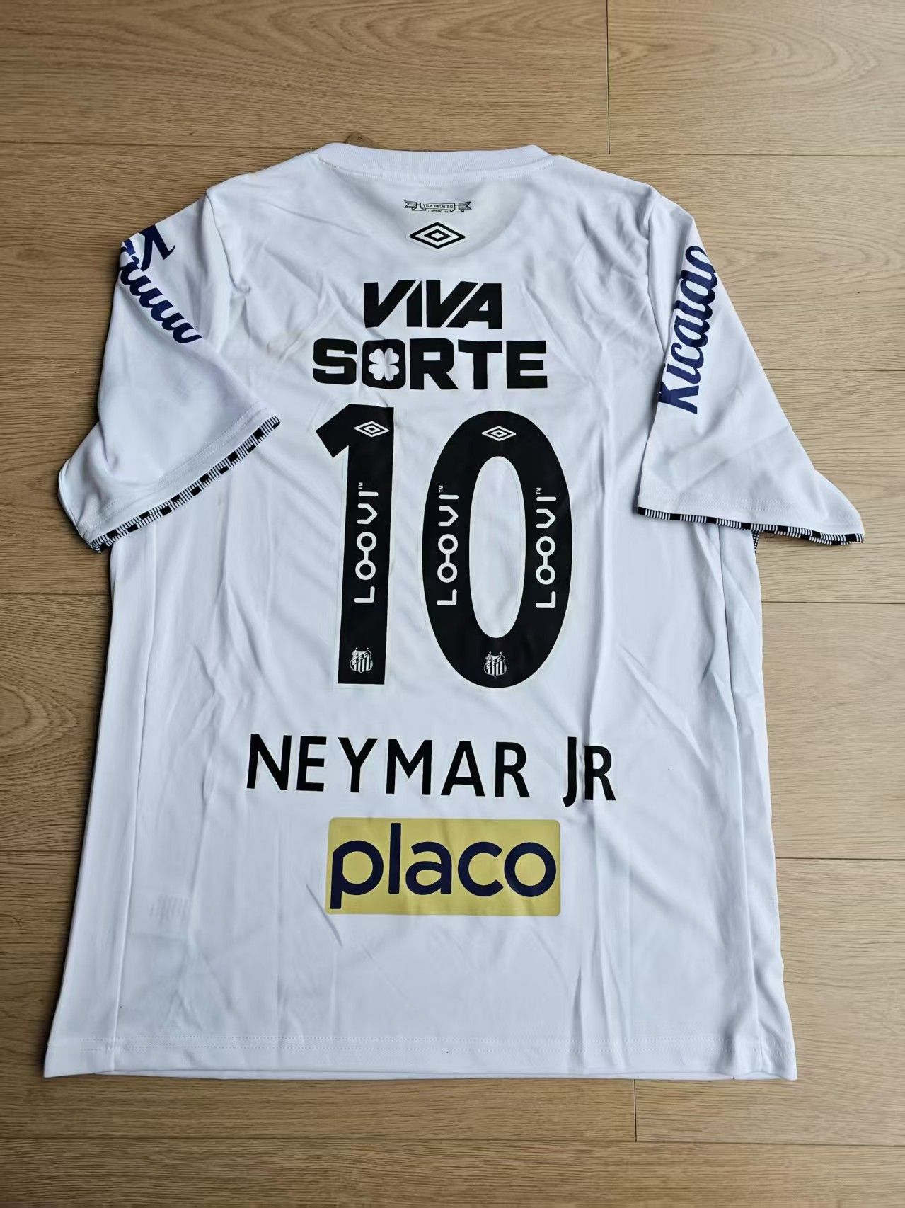 Santos FC #10 Neymar Jersey S