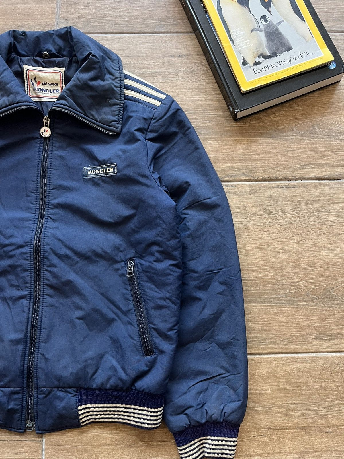 Descente × Moncler Vtg Moncler Descente Light Puffer Jacket Size US M / EU 48-50 / 2 - 2 Thumbnail