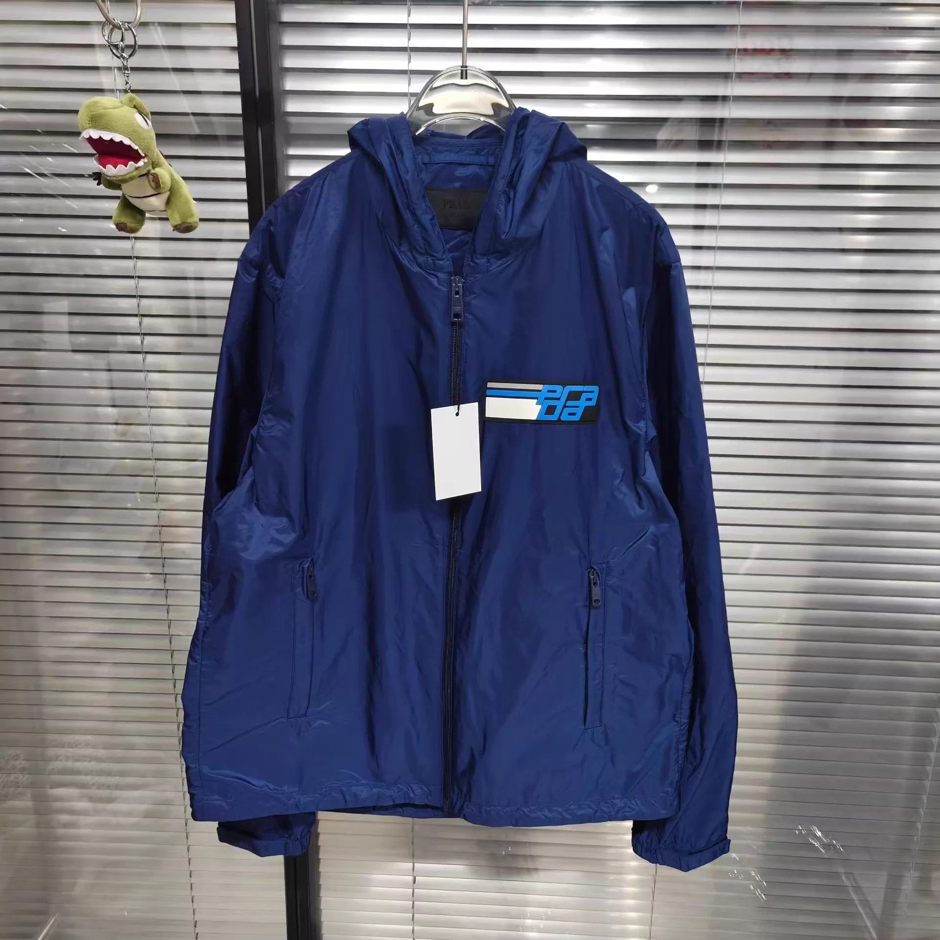 Prada Prada 99 New Slogan Shell Jacket Size 52 Size US L / EU 52-54 / 3 - 1 Thumbnail