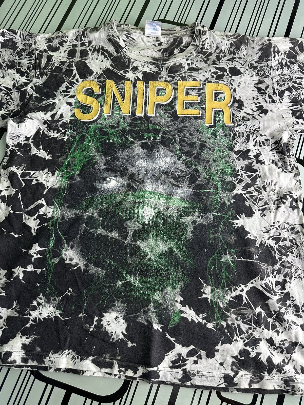 Vintage Vintage Sniper Tie Dye Shirt Tee Size US M / EU 48-50 / 2 - 3 Thumbnail