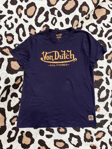 Von Dutch Vintage Von Dutch spell out LOGO tee STREETWEAR Size US L / EU 52-54 / 3 - 1 Thumbnail